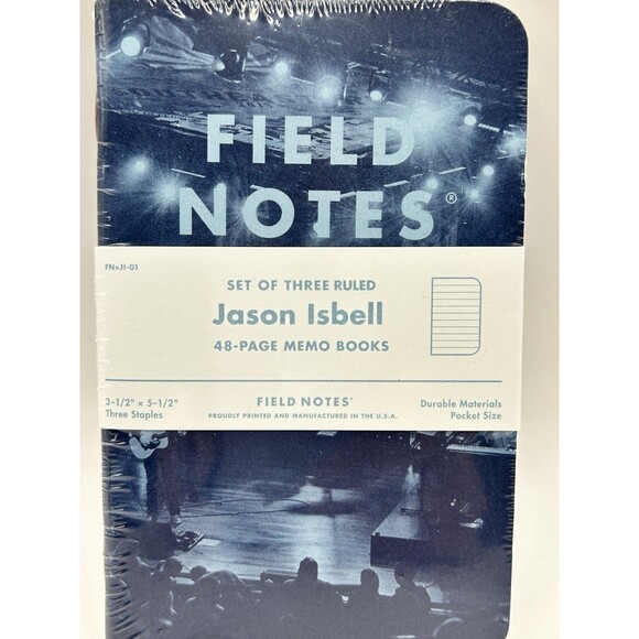 Field Notes Jason Isbell Set Of 3 Memo Books New Sealed - Picture 3 of 8